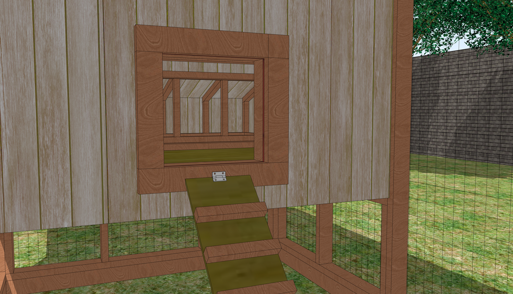 6×12 Chicken Coop Plans with Run — DIY Large Hen House
